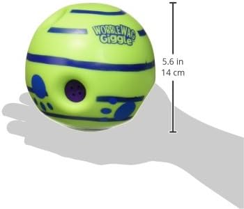 Wobble Wag Giggle Ball, Interactive Dog Toy, Fun Giggle Sounds When Rolled or Shaken, Pets Know Best, As Seen On TV