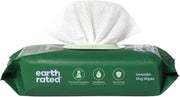 Earth Rated Hypoallergenic Dog Wipes, Cleaning and Odor-Controlling Grooming Wipes for Paws, Body, and Butt, Perfect for Puppy and Adult Dogs, Lavender Scent, 100 Count